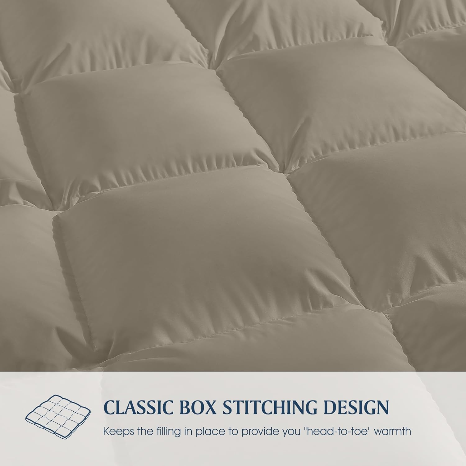 Blue Ridge Home Fashions Two-Tone Reversible Microfiber Down Alternative All Season Comforter-Hypoallergenic Polyester Fill, King, Purple/Violet