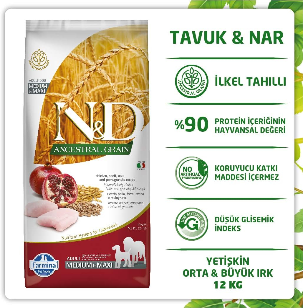 Natural & Delicious Low-Grain Chicken Dog 26.4lb, Medium