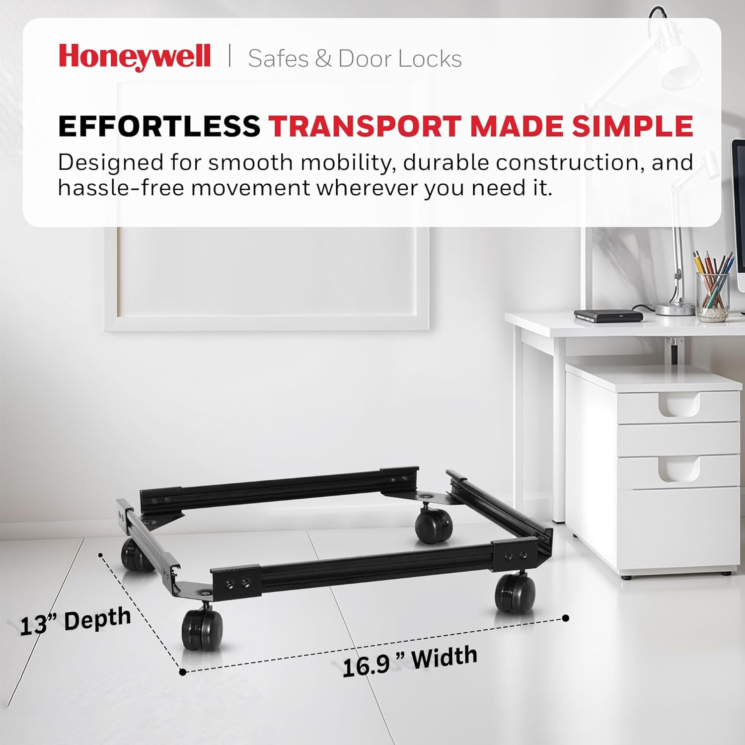 Honeywell Safes, Wheel Cart for 1106 File Fire Chest, 1106C