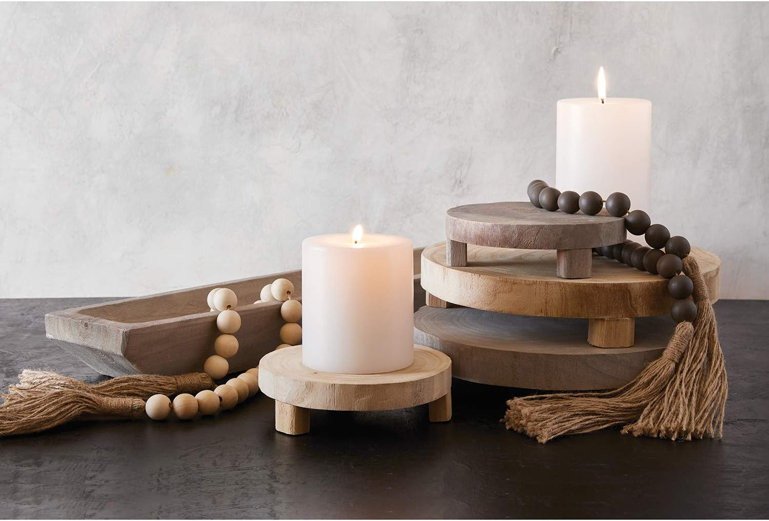 Santa Barbara Design Studio Pure Design Wood Riser, Small, Natural