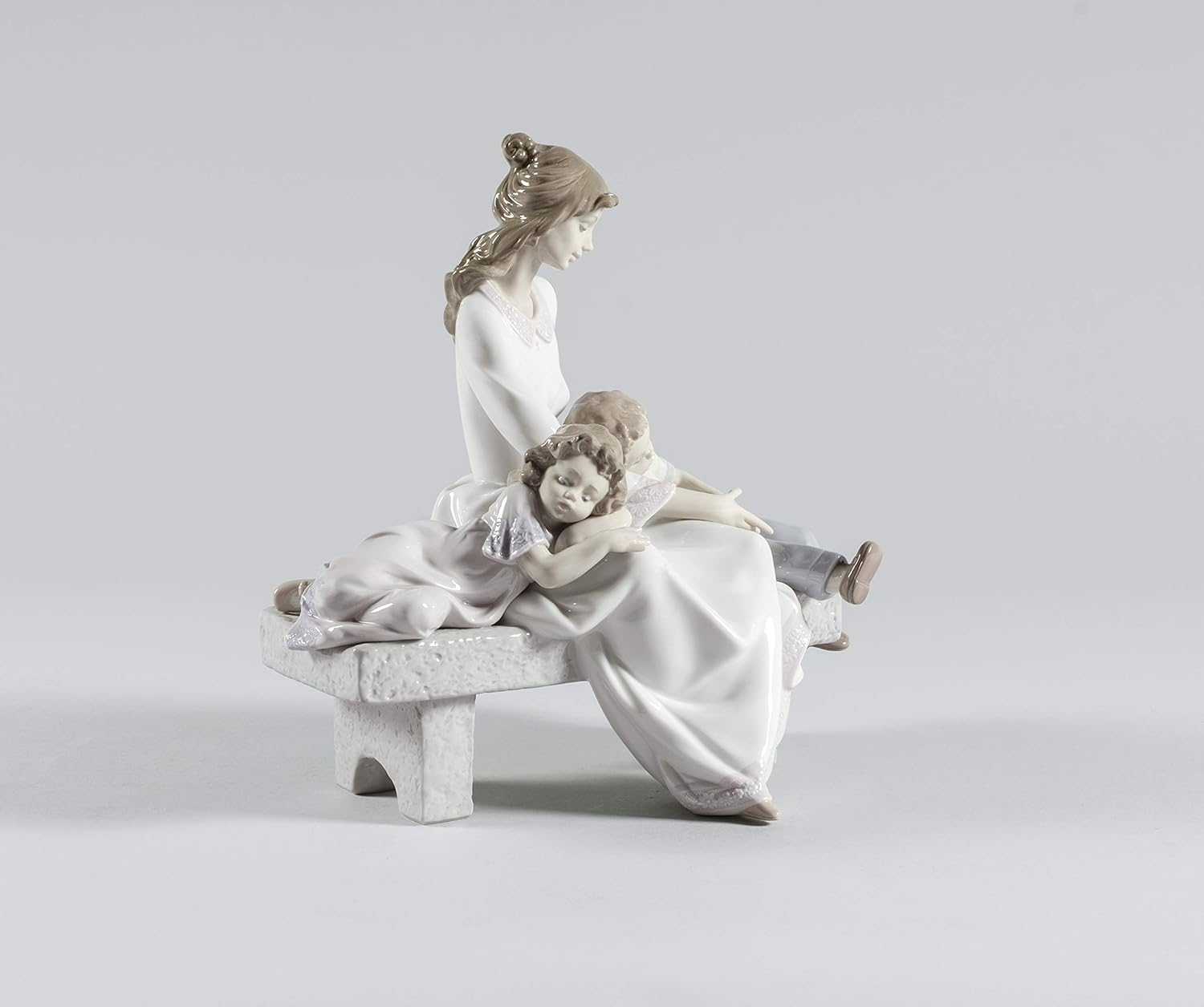 Pastel Gloss Porcelain 'Afternoon Nap' Figurine by Antonio Ramos