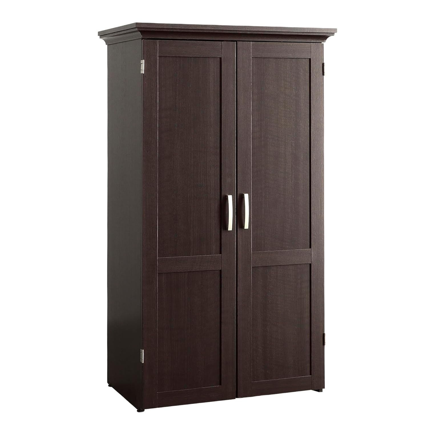 Dakota Oak and Soft White Craft and Sewing Armoire