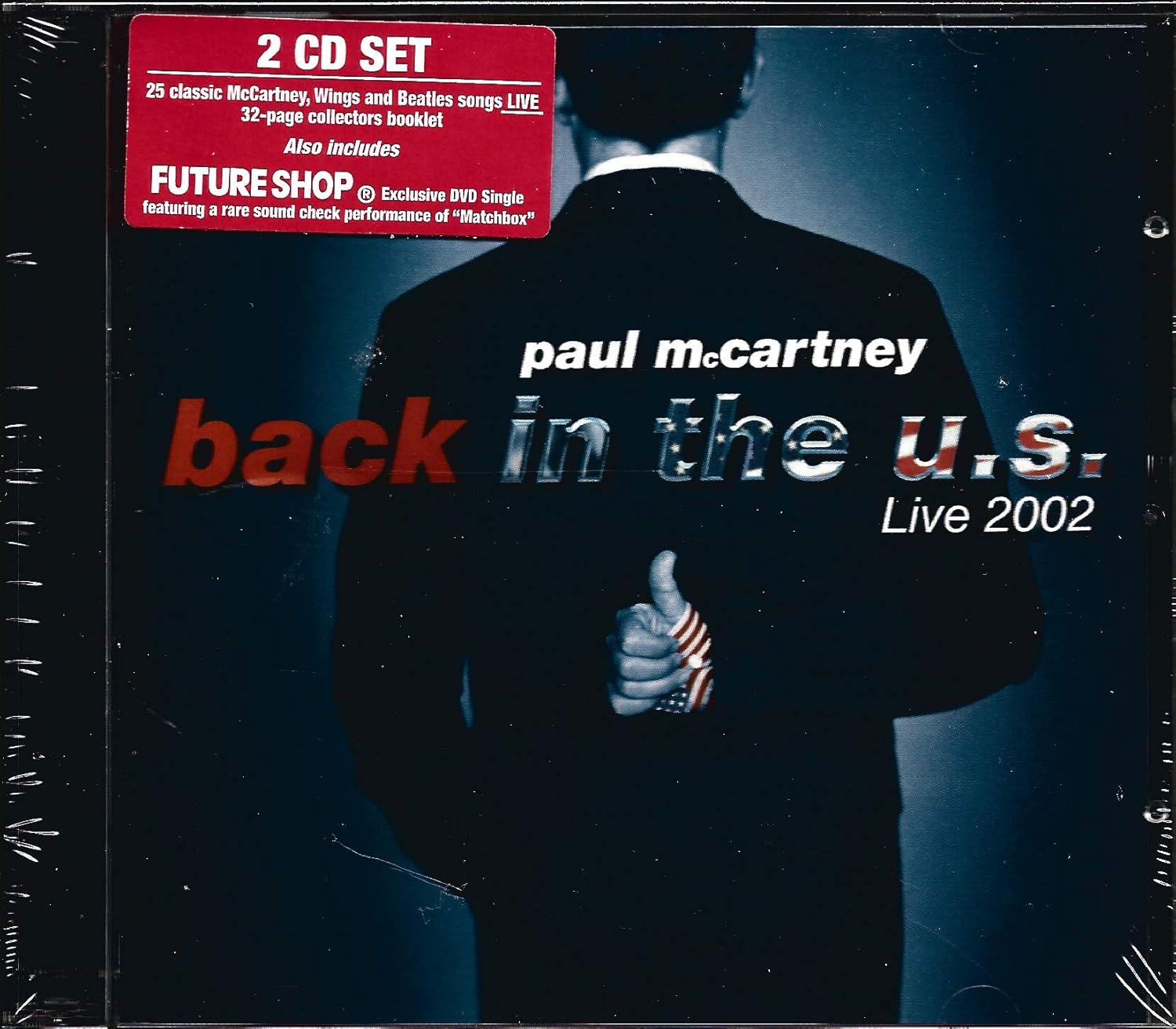 Paul McCartney Back in the U.S. Live 2002 Double CD Set