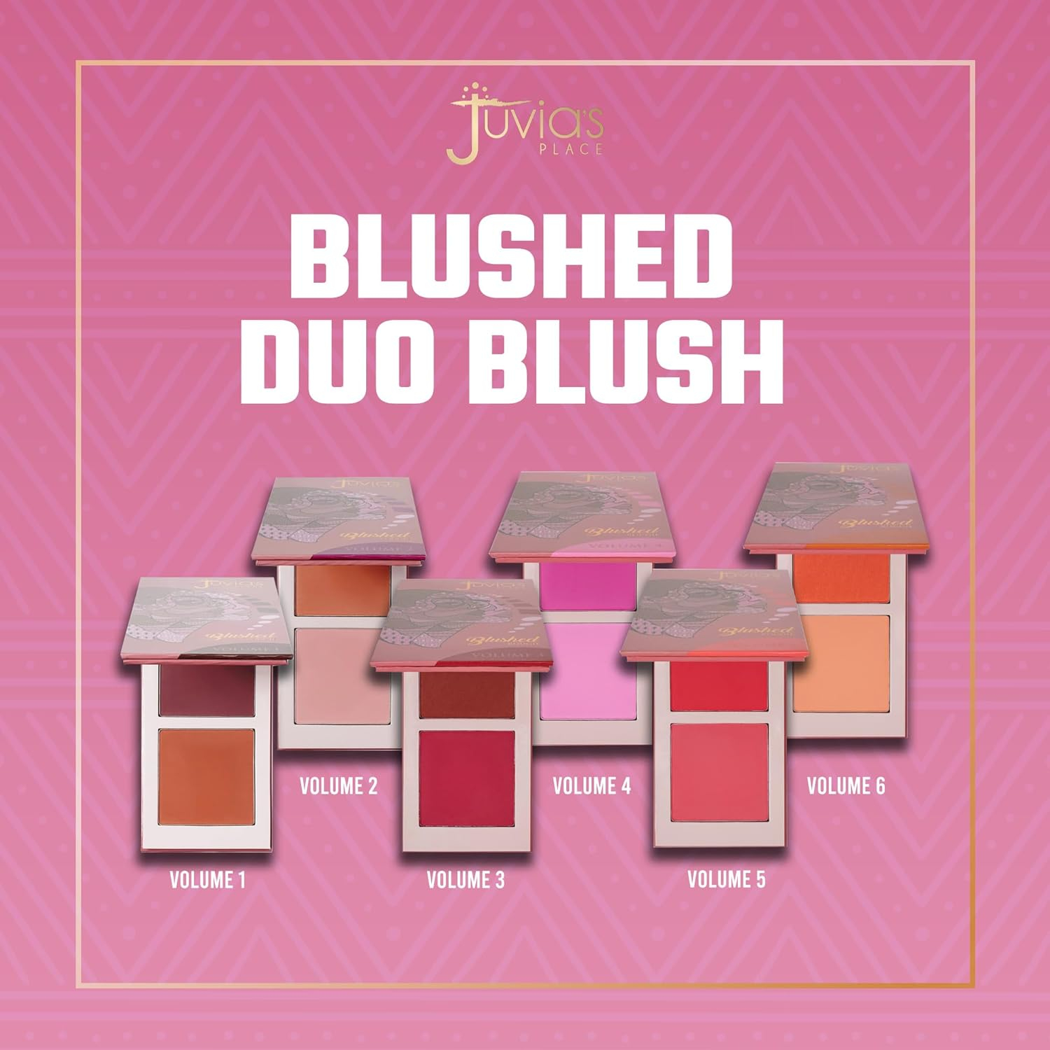 Juvia's Place Vol 4 Rosy Pink Duo Blush Set