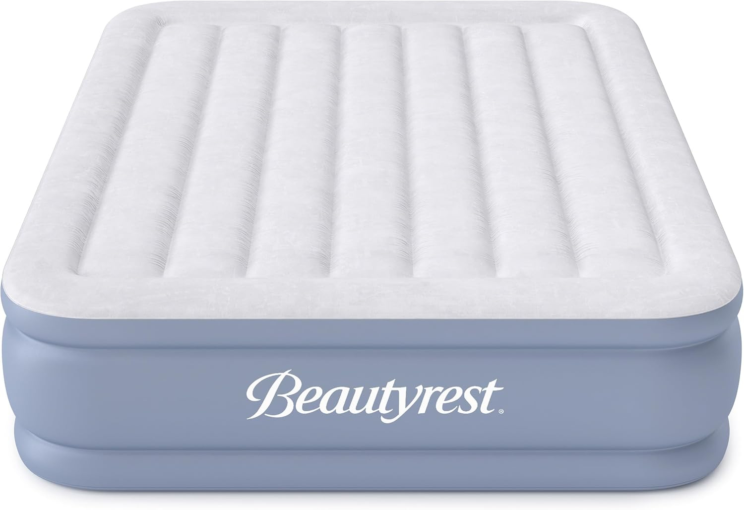 Beautyrest Hi Loft 16" Full Size Air Mattress with External Pump - Blow up Air Bed 1-Year Warranty