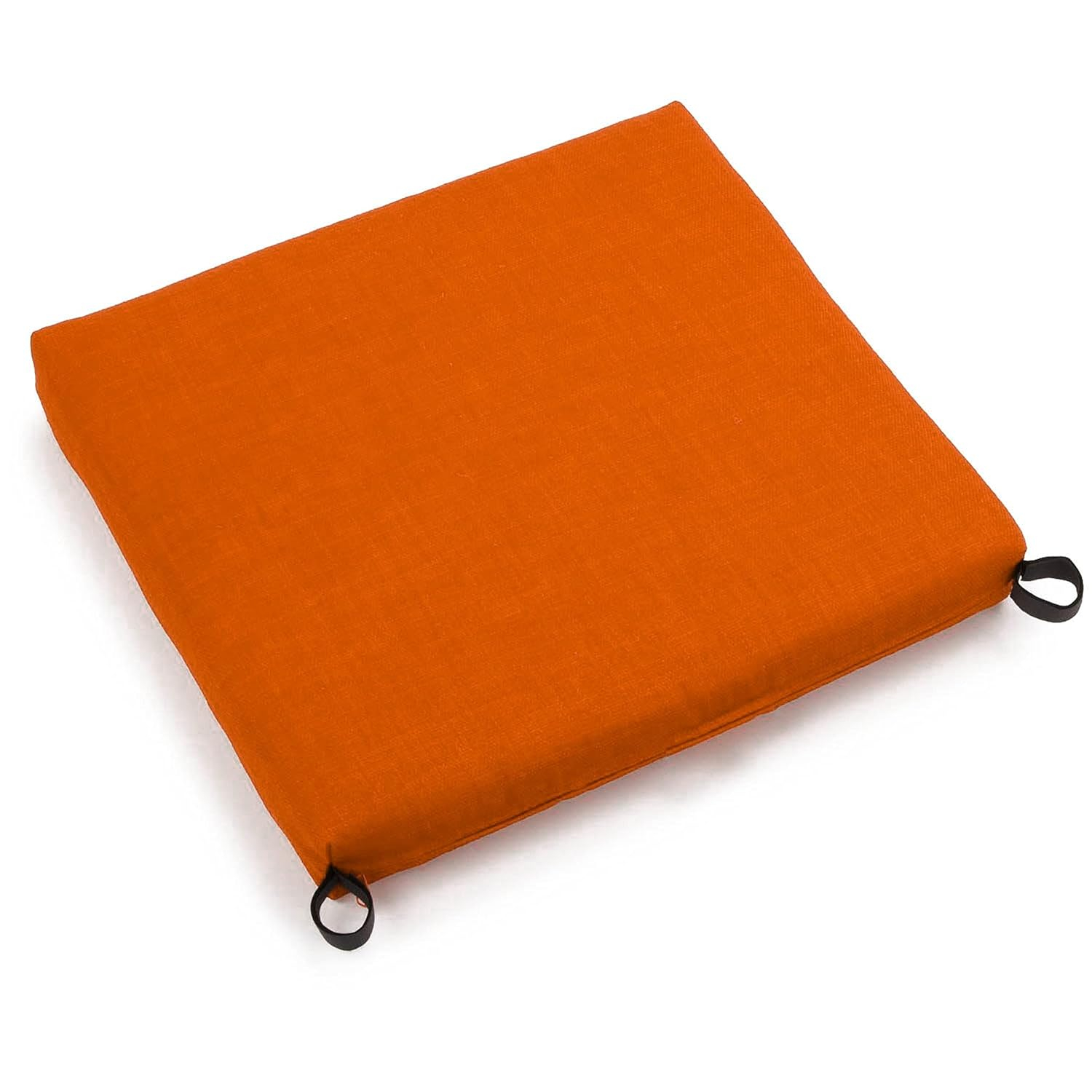 Tangerine Dream 20" x 19" Outdoor Spun Polyester Chair Cushion