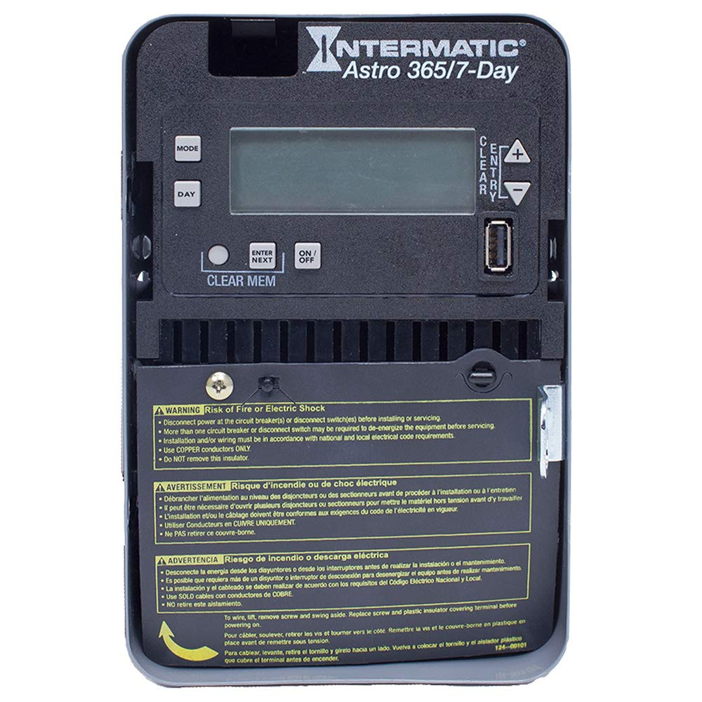 Intermatic Electronic Timer,Astro 7/365 Days,20A ET2815C