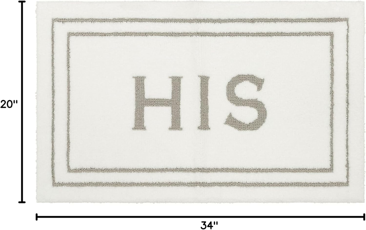 Mohawk Home His Flint Bath Mat (2'x3'4")
