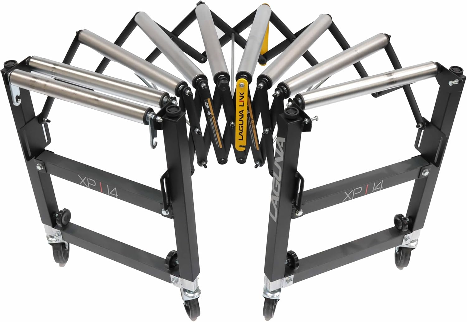 Laguna Tools XP1401 Mesa Transportadora de Rodillos Flexible XP 14 de 14 Pulgadas