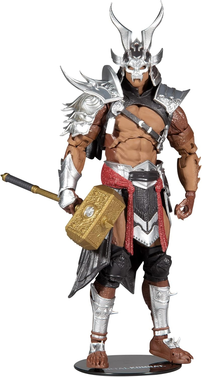 McFarlane Toys Mortal Kombat Platinum Shao Kahn - 7 inch Collectible Action Figure