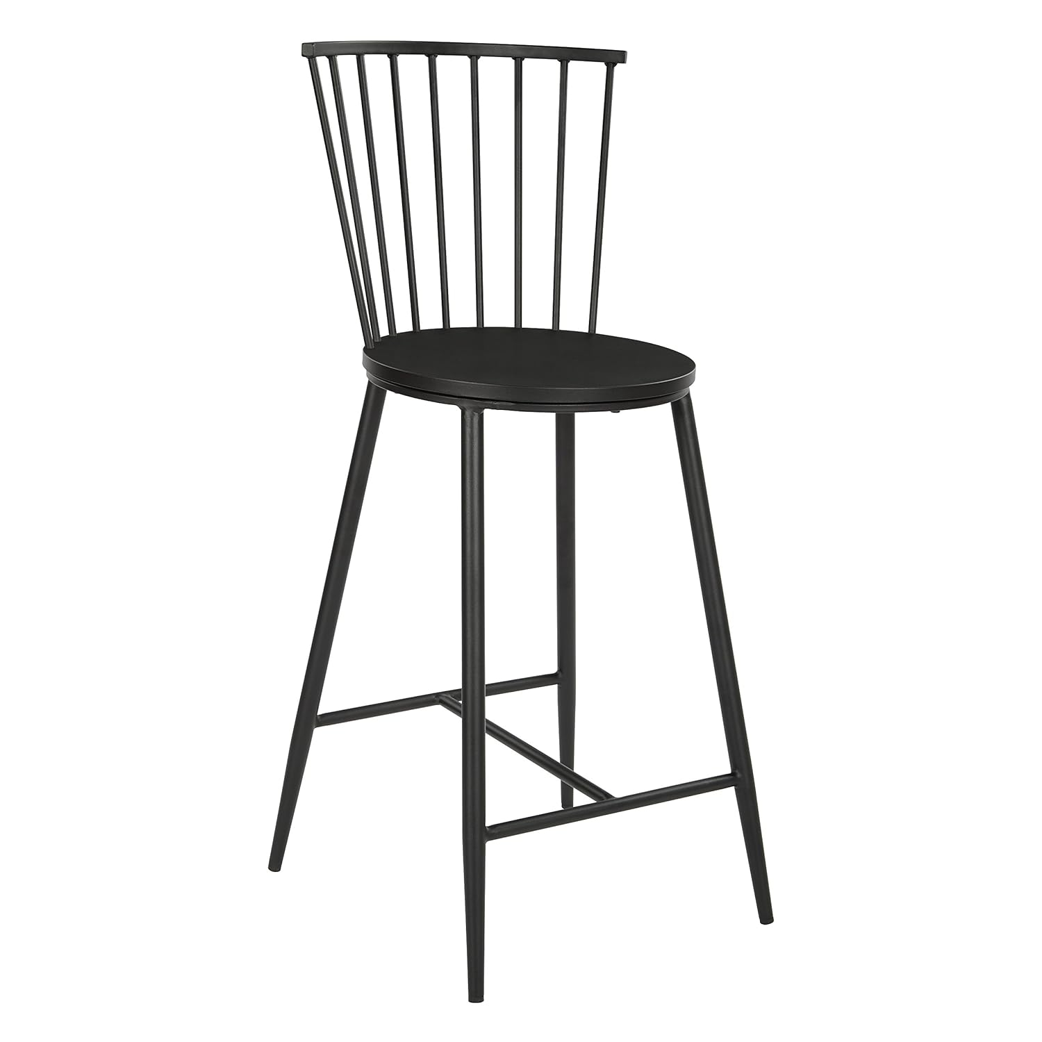 Bryce Counter Stool 26" with Black Metal Frame