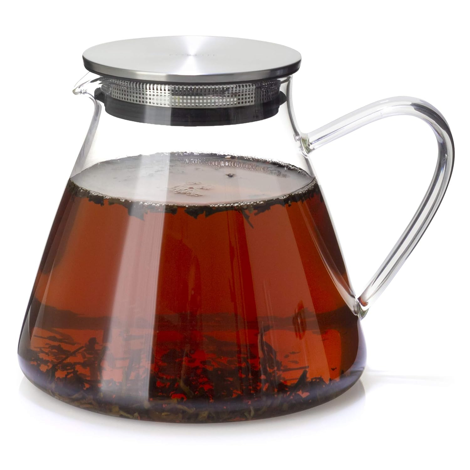 FORLIFE Fuji Glass Teapot with Filter Lid (32 ounces)