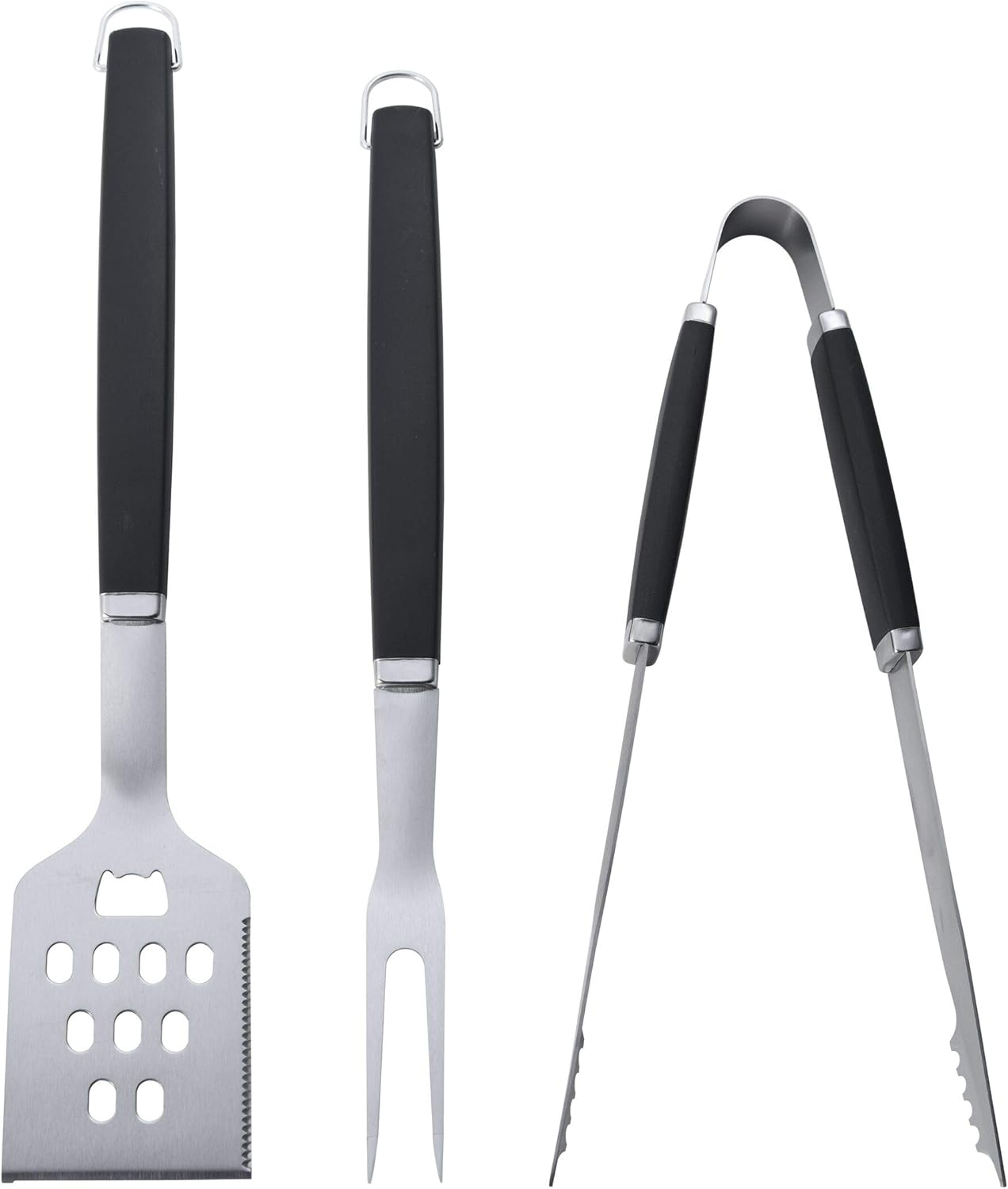 Farberware BBQ 3-piece Tool Set: Turner, Tong, Fork