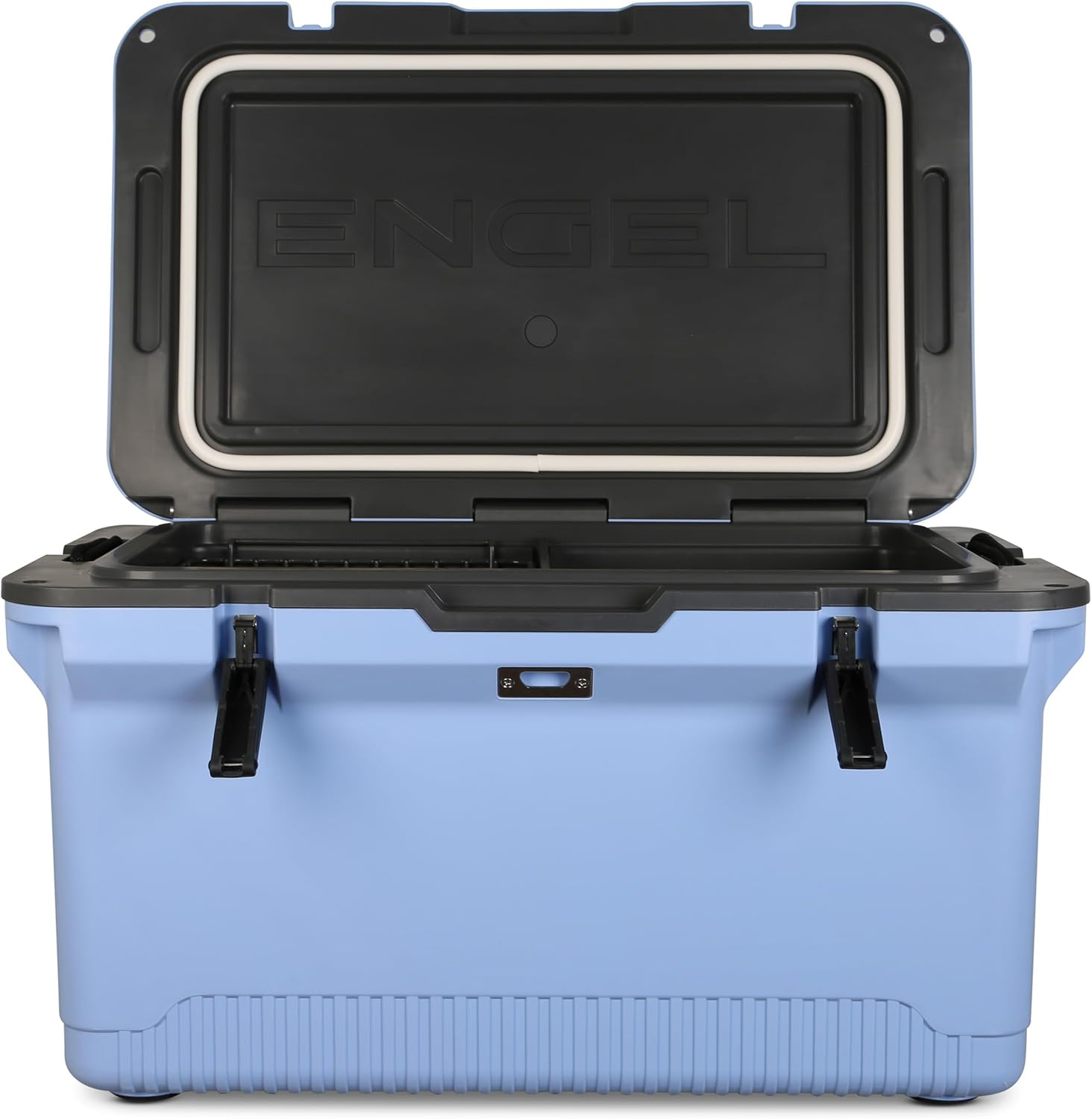 ENGEL 60 Qt UltraLite Cooler With Wire Basket and Divider - Haze Gray
