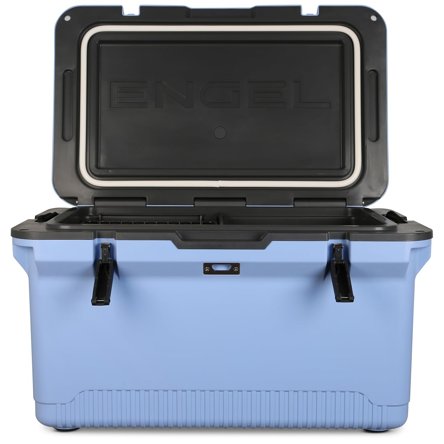 ENGEL 60 Qt UltraLite Cooler With Wire Basket and Divider - Haze Gray