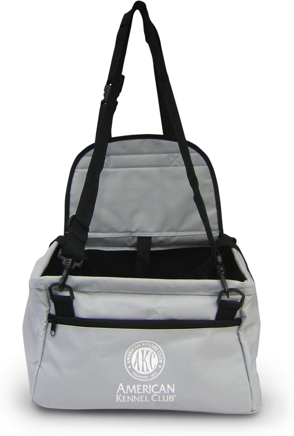 american kennel club pet booster seat, gray