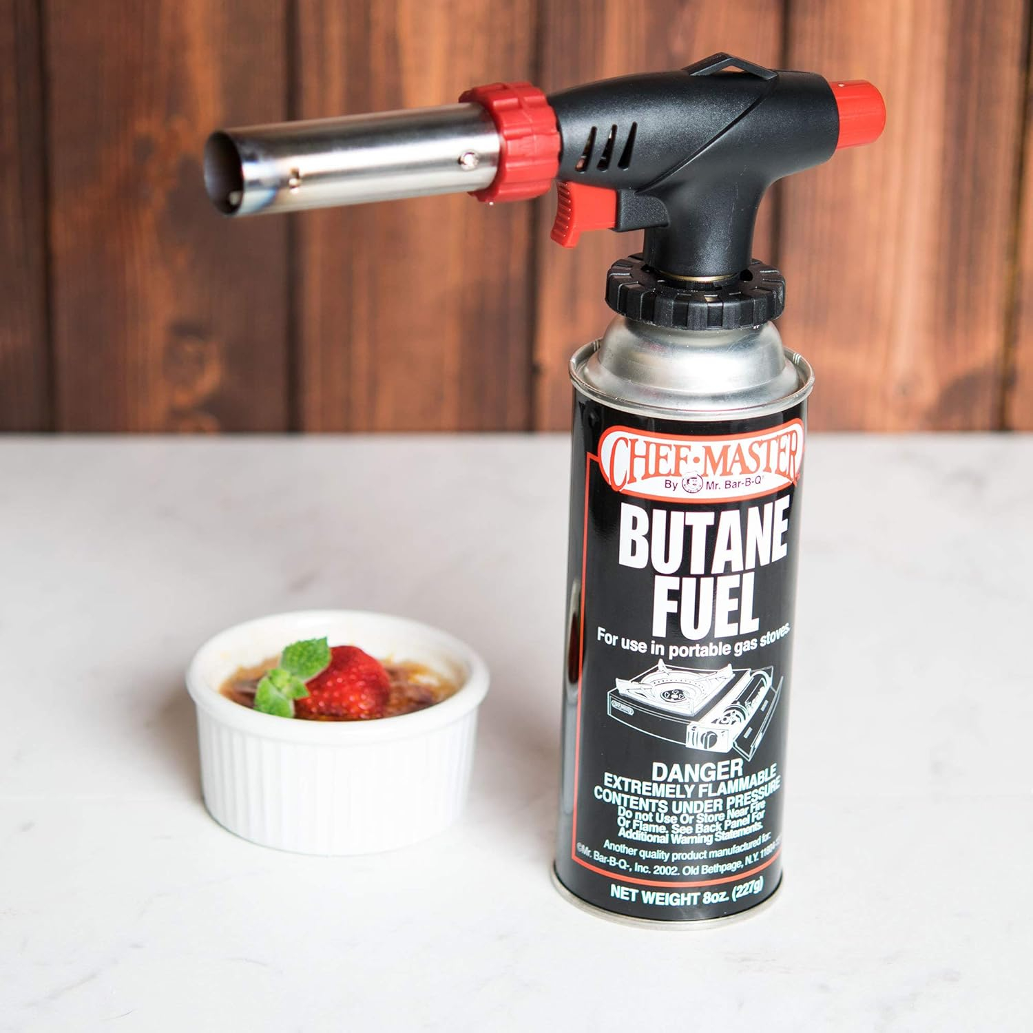 Chef-Master 8 Oz. Butane Micro Torch Black 8 CFMCBTCPRO