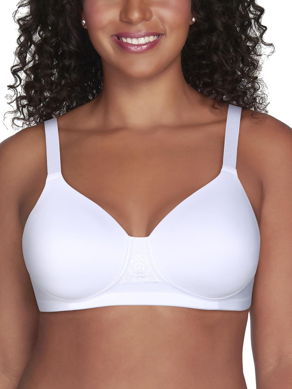 Vanity Fair Lingerie Women's Beauty Back Full Figure Smoothing Wireless Bra, Style 71380