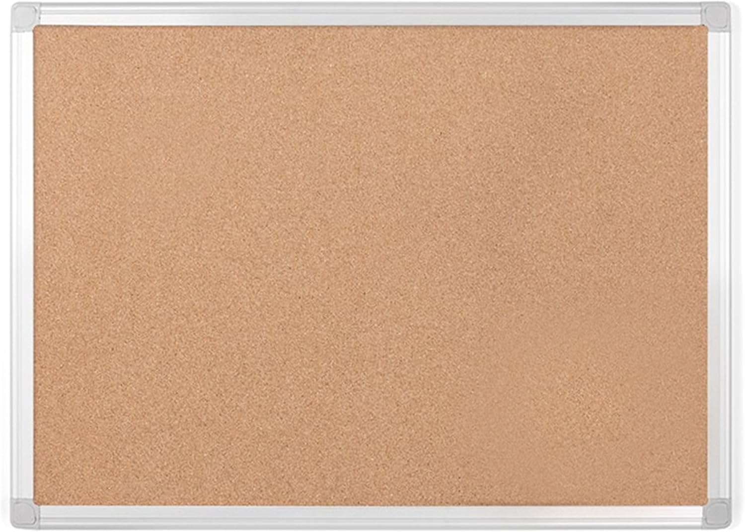 Bi-Silque Visual Communication Products CA031790 Earth Cork Bulletin Board, 24 x 36 in., Aluminum Frame