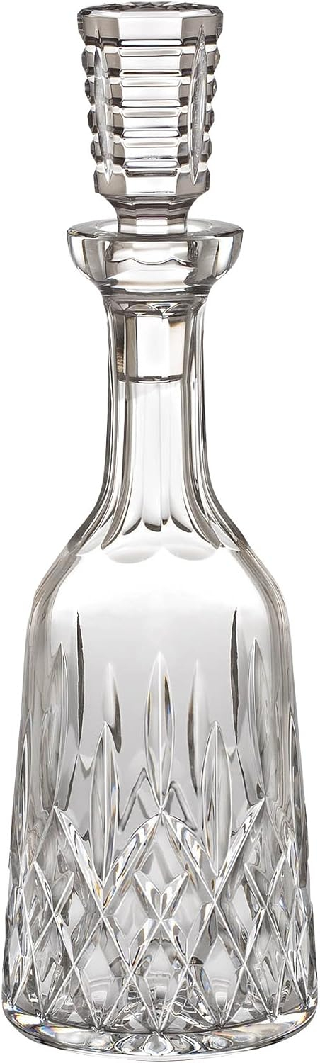 Elegant Clear Crystal Wine Decanter with Stopper