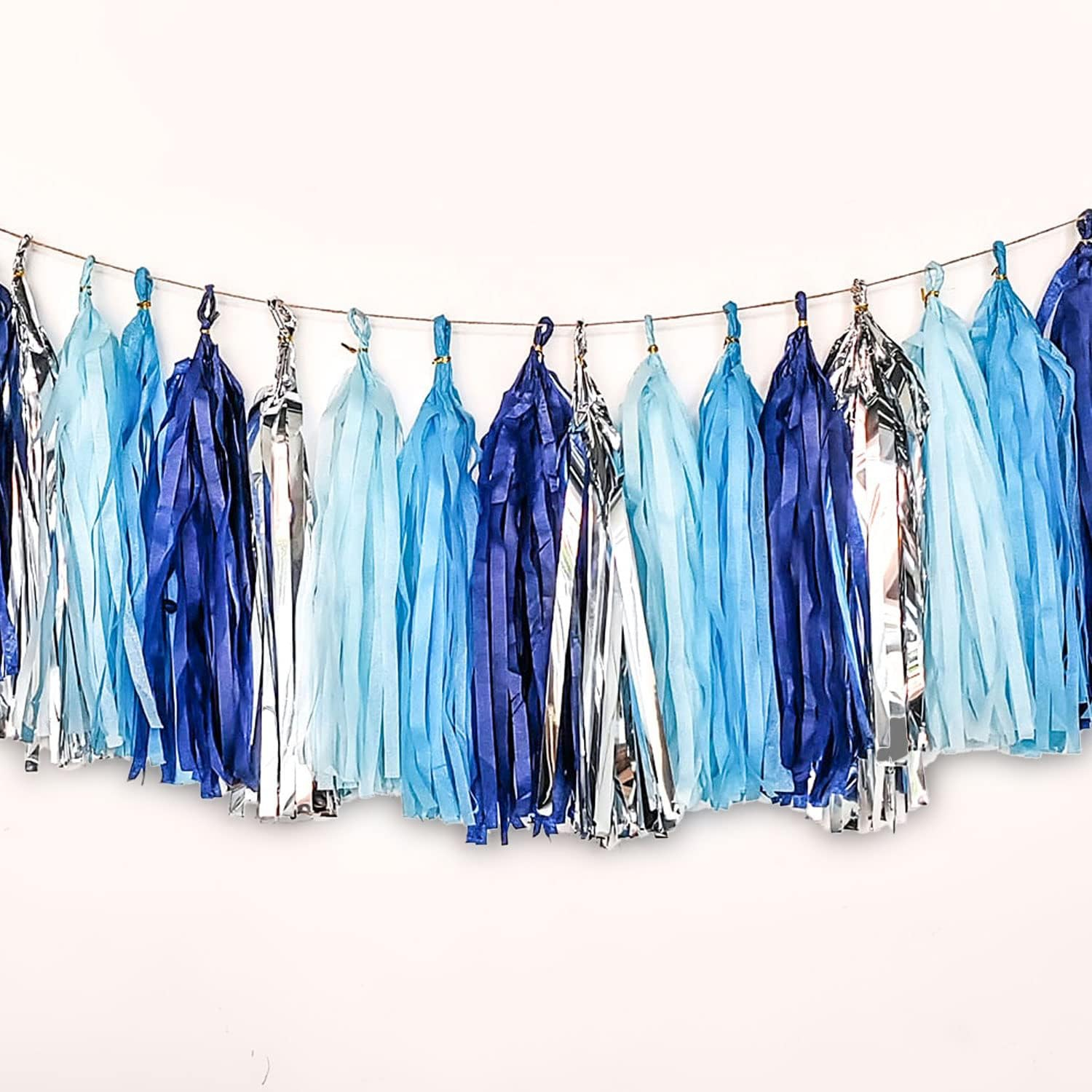 Party N Beyond Decoration Tissue Paper Tassel Artificial Garland
