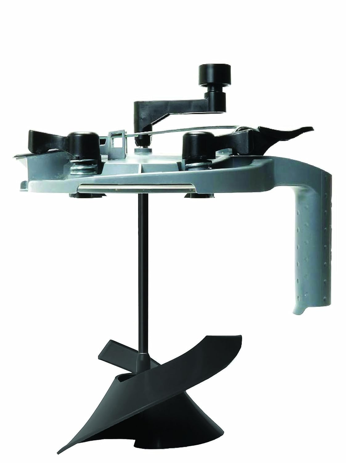 Paint Lid – Gallon Size Paint Can Pour Spout – Easy, Mess-Free Mixing Mate Paint Can Lid – Pistol Grip Handle Paint Mixers to Stir, Pour, & Store – Simply Twist to Secure