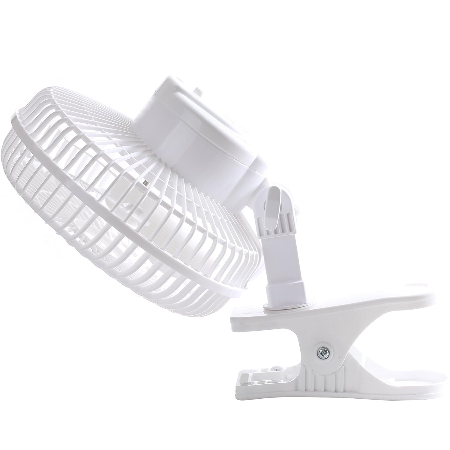 Genesis Indoor 5 in 2 speed Clip On Fans,Table Fans with A1CLIPFANWHITE, White