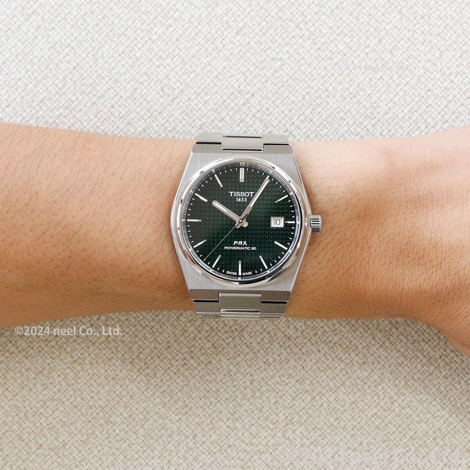 Tissot PRX Powermatic 80 Automatic Green Dial Men's Watch T137.407.11.091.00