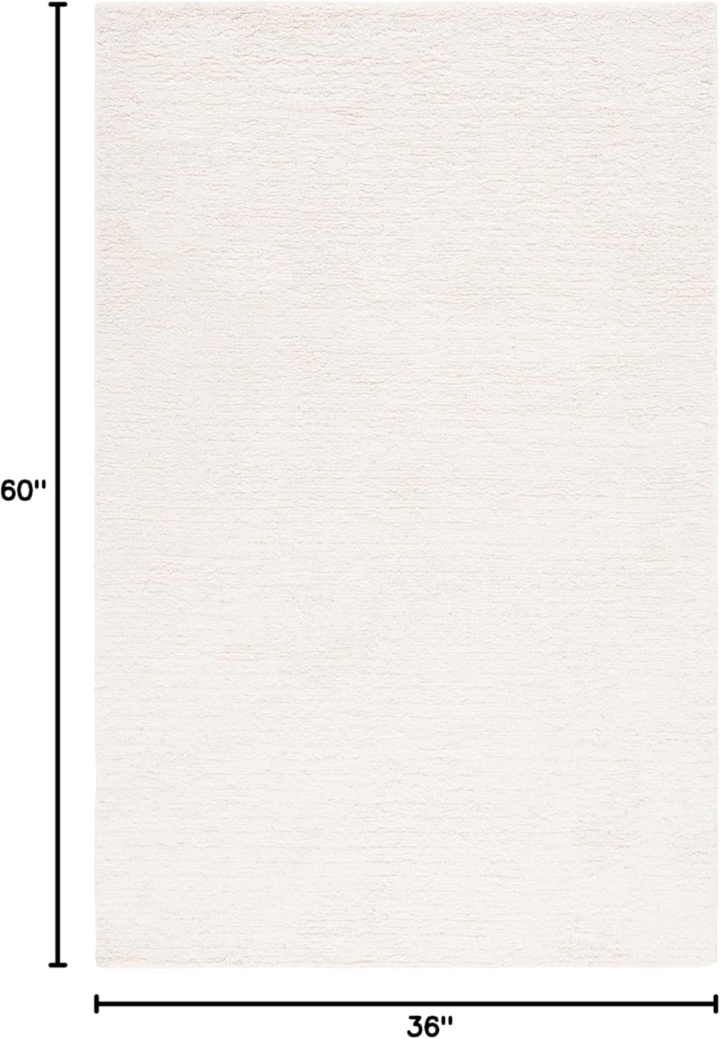 SAFAVIEH Casablanca Collection Accent Rug - 3' x 5', Ivory, Handmade Stripe Wool 0.8-inch Thick, Ideal for High Traffic Areas in Entryway, Living Room, Bedroom (CSB792A)