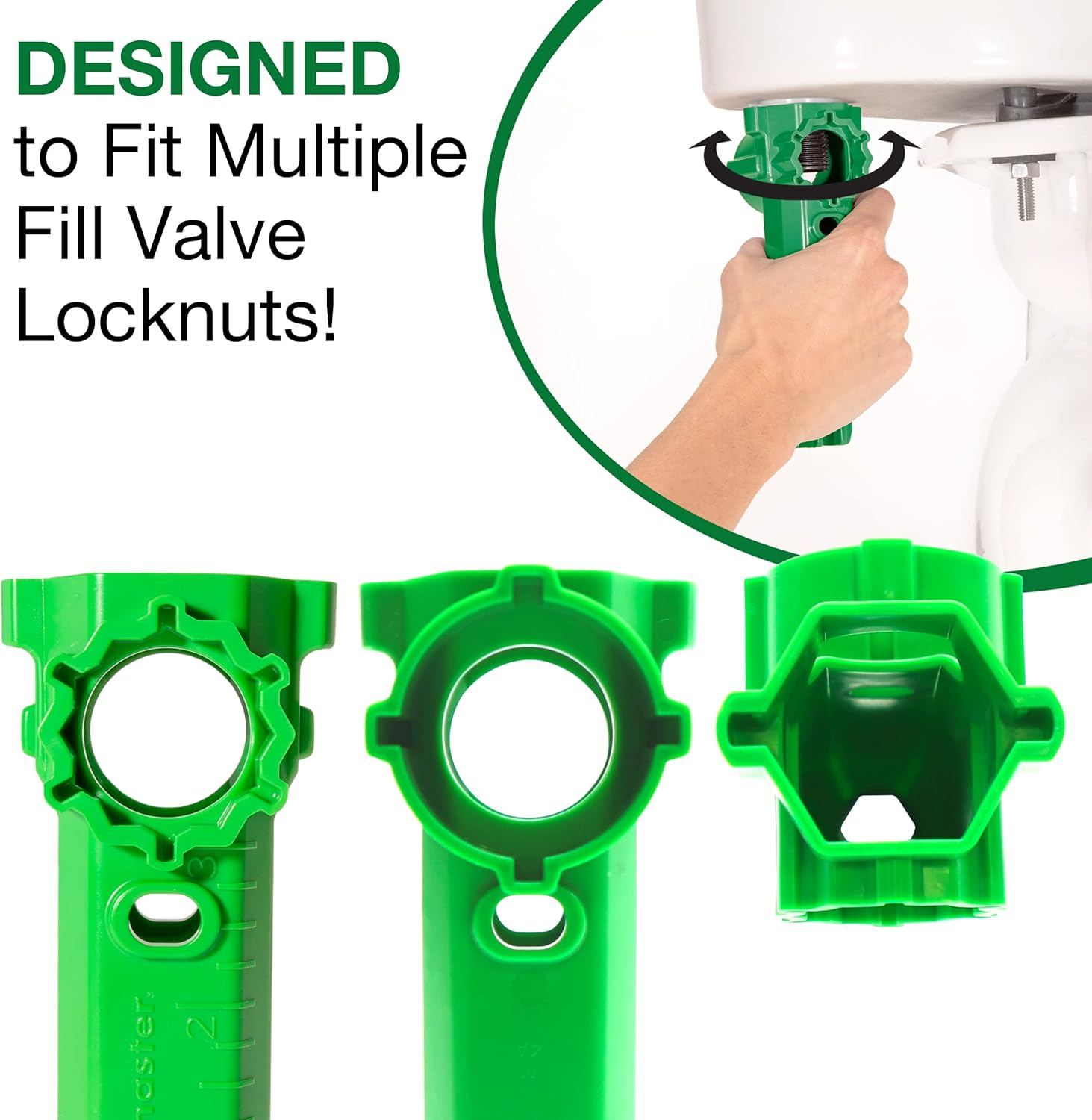 Fluidmaster Green Universal Toilet Repair Tool