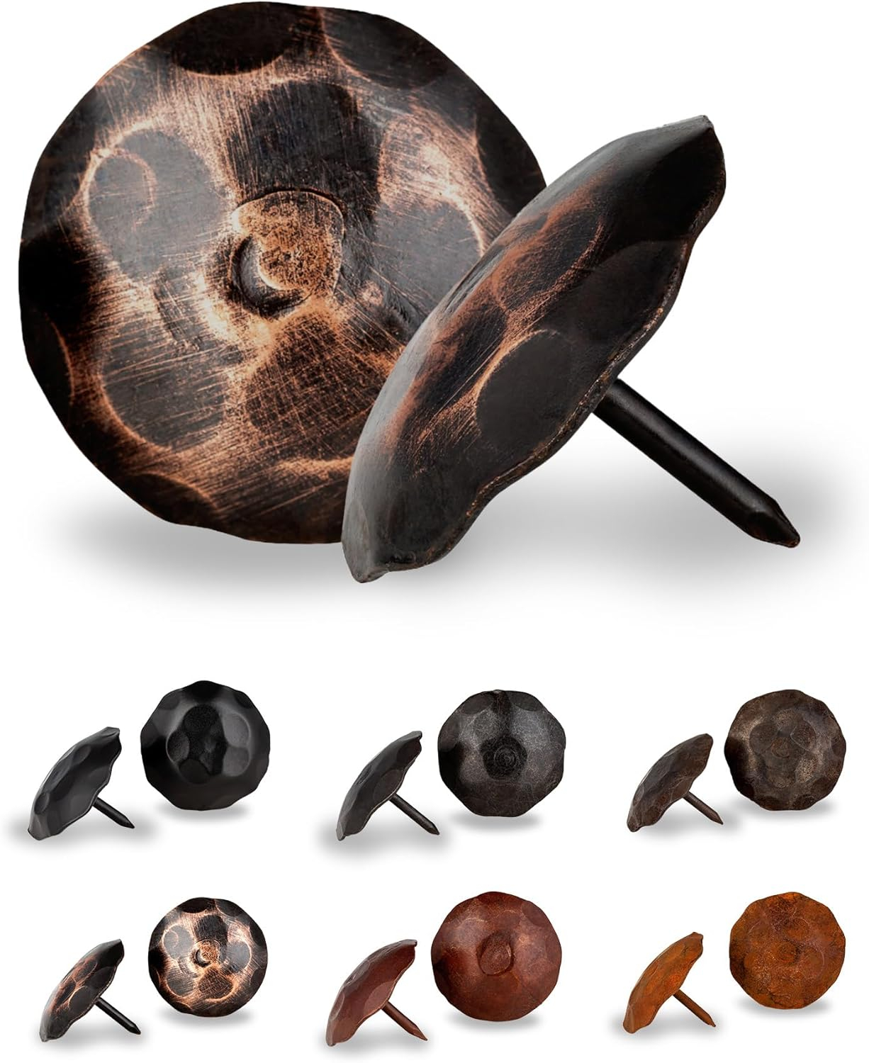 10 Pack 1.5 Inch Oil Rubbed Bronze Decorative Door Nail Clavos By Borderland Rustic Hardware