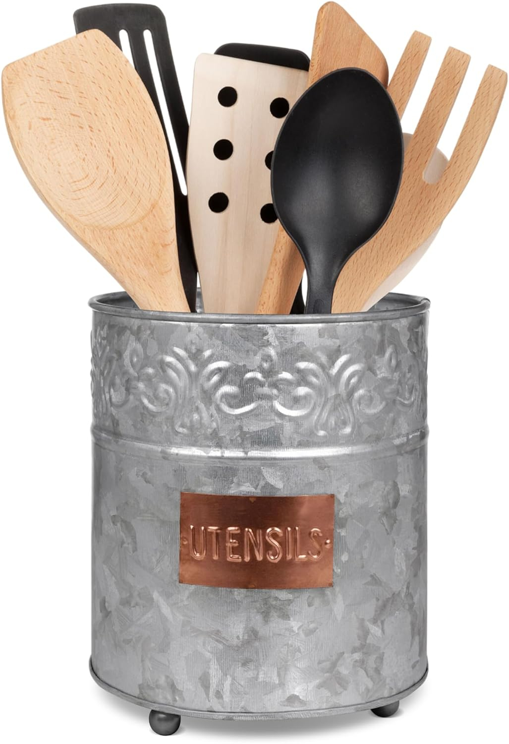August Grove® Galvanized Utensil Crock