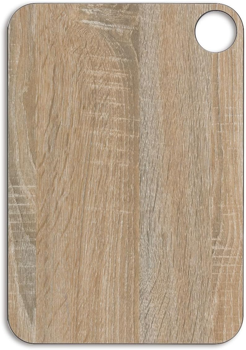 ARCOS Brown Cutting & Serving Board with Hanger, 13" x 9", Cellulose Fibre/Resin