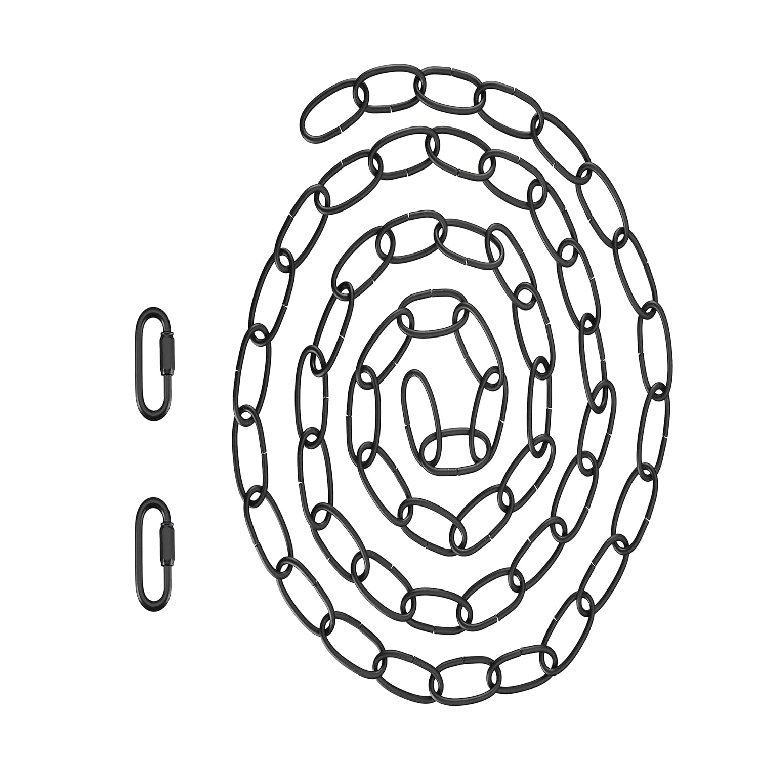 6 Feet Oil Rubbed Bronze Steel Chain with Quick Link Connector