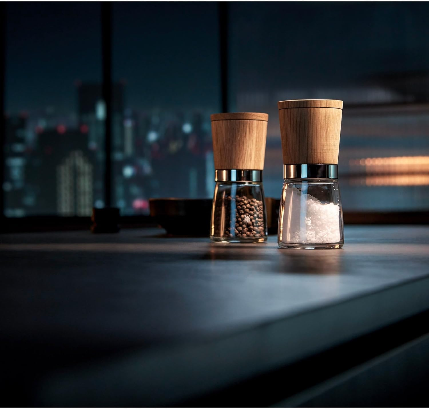 WMF 0652314500 Salt and Pepper Mills Set of 2 Wooden