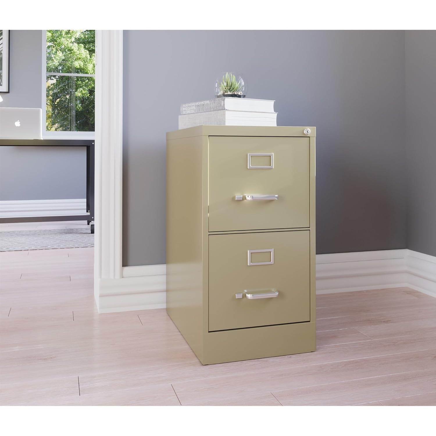 Putty 2-Drawer Vertical Lockable Steel File Cabinet