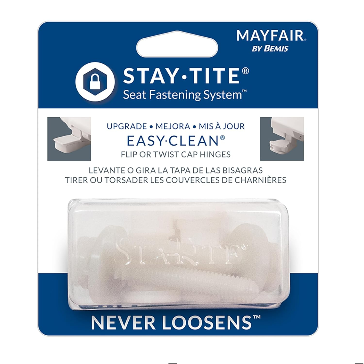 Clear STA-TITE Seat Fastening System Hardware Upgrade Kit