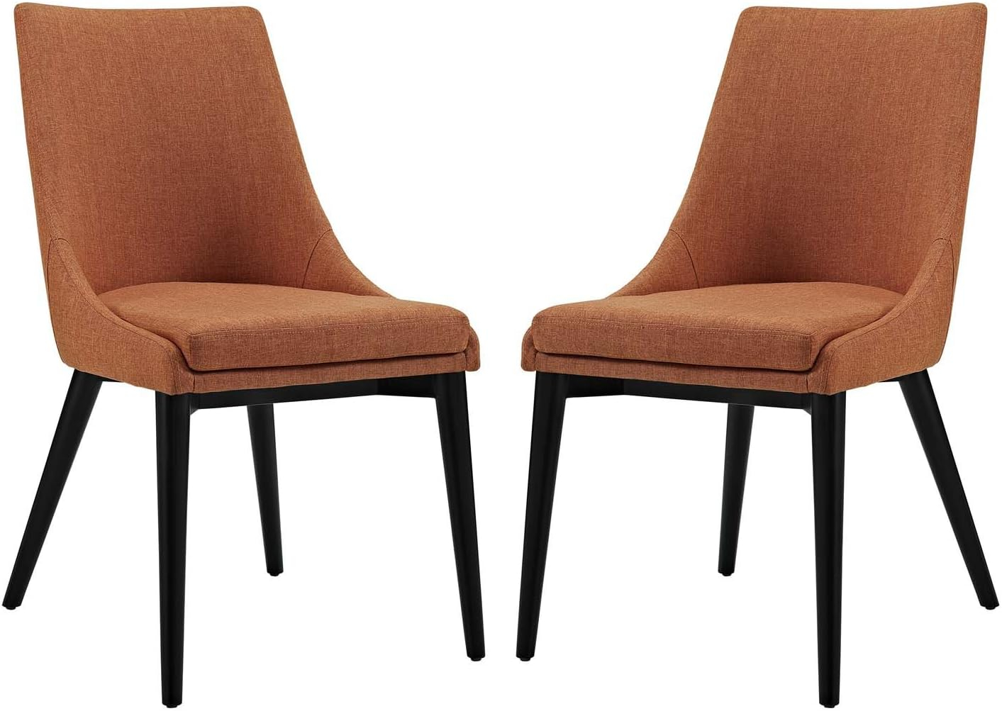 Modway Viscount Fabric Dining Side Chair, Set of 2, Multiple Colors