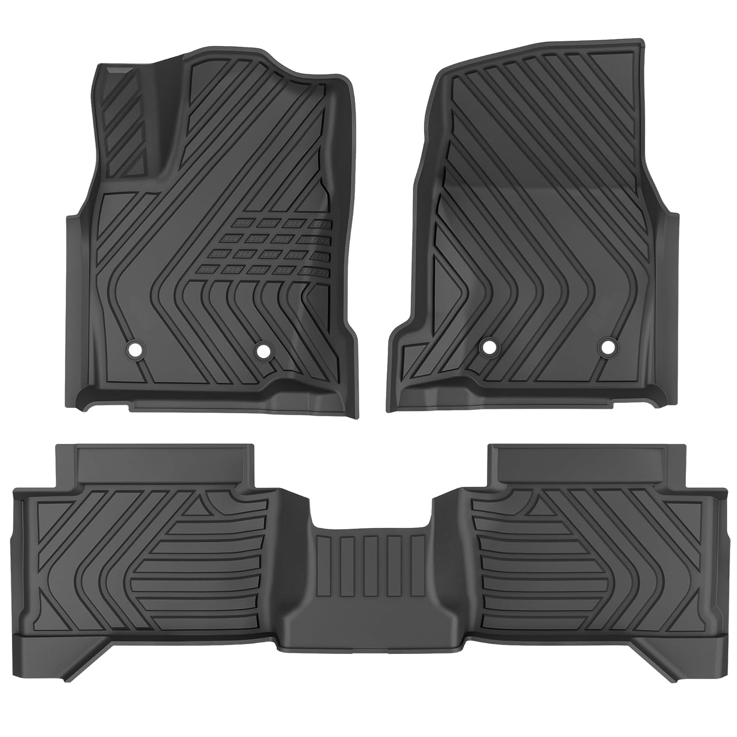 Rough Country Flex-Fit Floor Mats for 2016-2023 Toyota Tacoma - FF-71216
