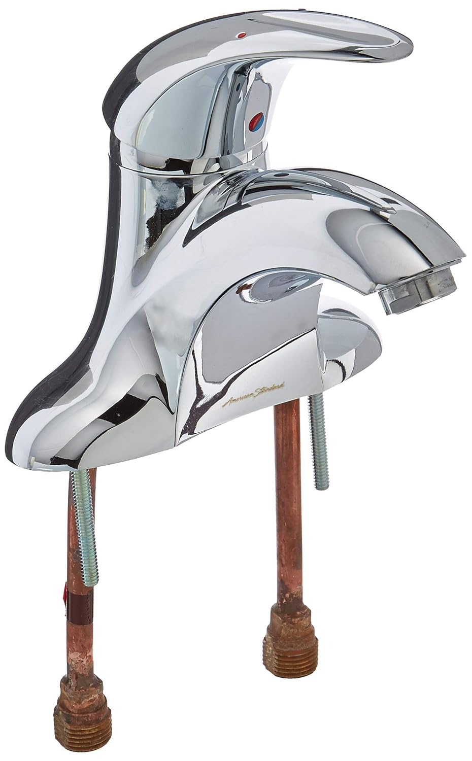 American Standard Reliant Grifo de Baño Monomando con Juego Central 3 de 4 Pulgadas en Cromo Pulido