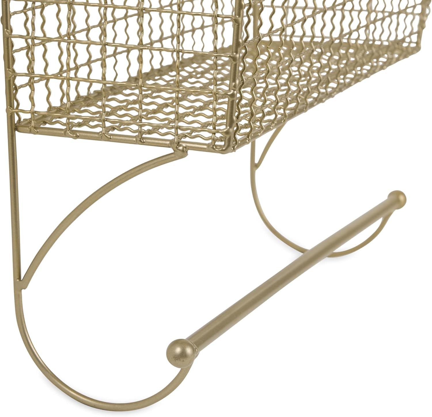 Large Gold MetalFarmhouse Towel Rack 17.75x5.5x9.8