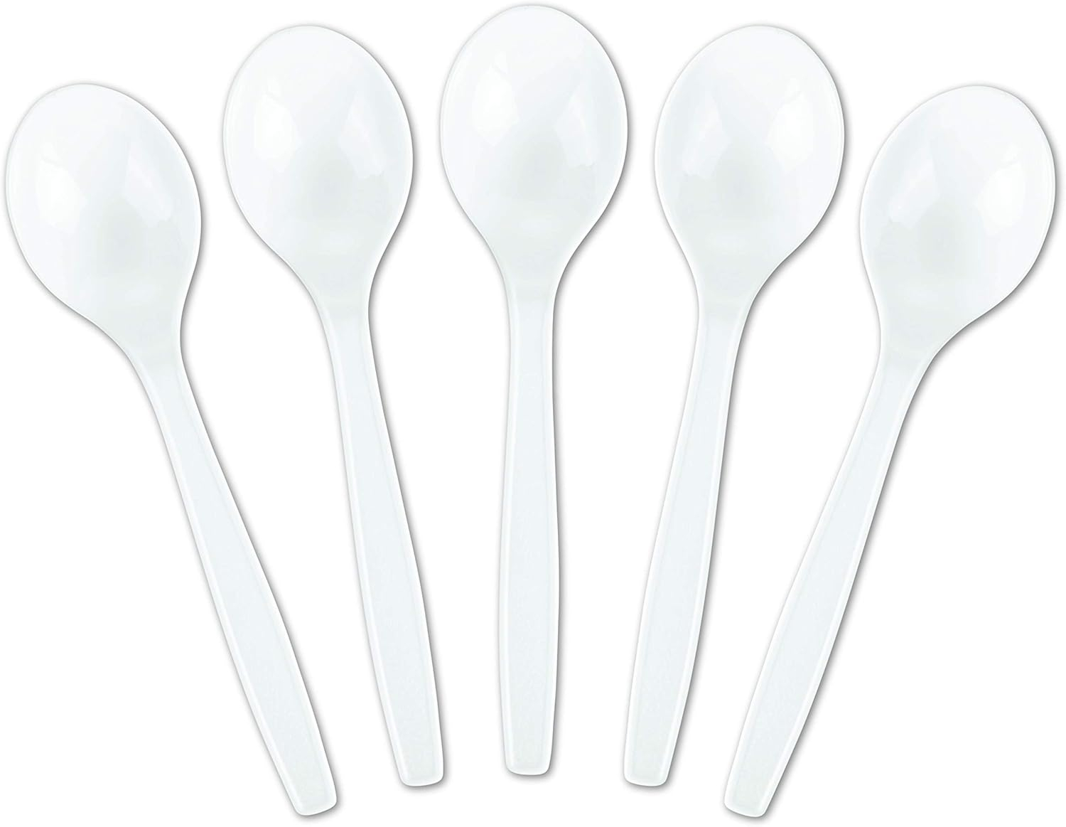 Uxcell 50Pack Plastic Measuring Spoons Powder Scoops Spoon Kitchen Spoons, 1g White