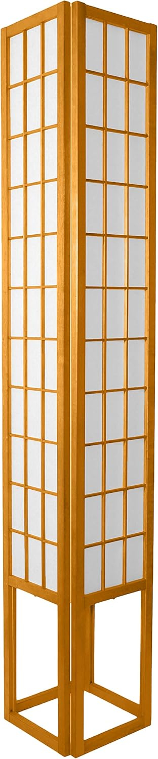 Oriental Furniture 72" Window Pane Shoji Lamp