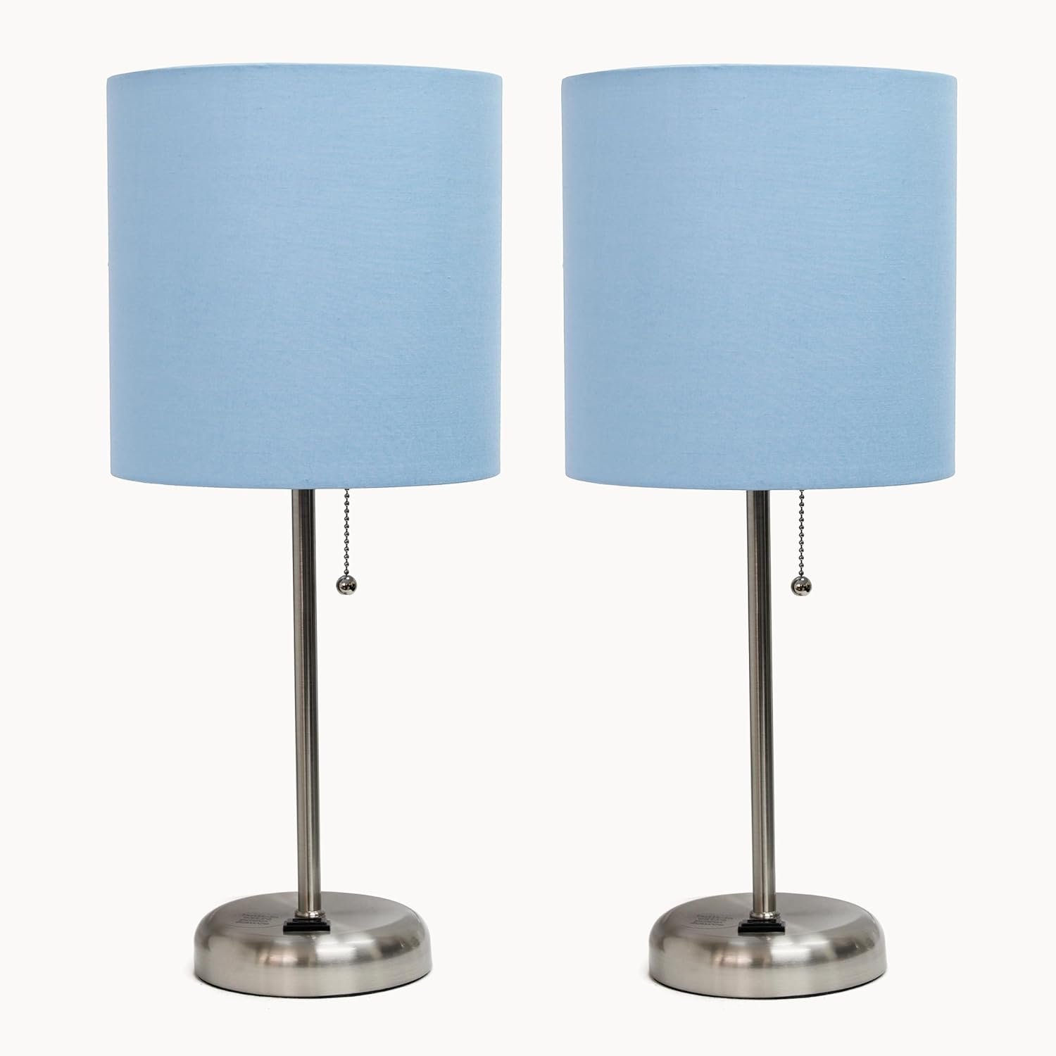 LimeLights Stick Lamp with Charging Outlet - Set of 2
