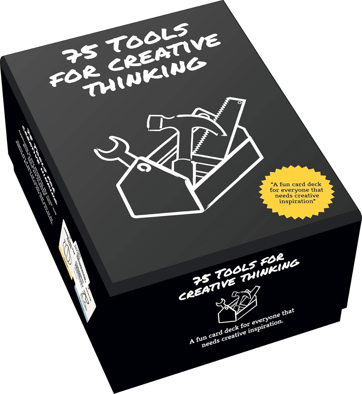 Creative Thinking Card Deck with 75 Tools in English