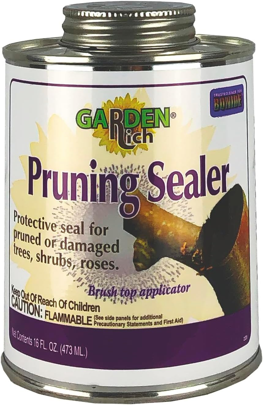 Bonide 225 Pruning Sealer, Liquid, Petroleum Solvent, Black, 1 Pt