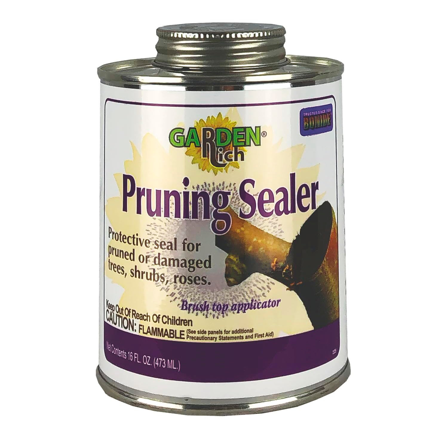 Bonide 225 Pruning Sealer, Liquid, Petroleum Solvent, Black, 1 Pt