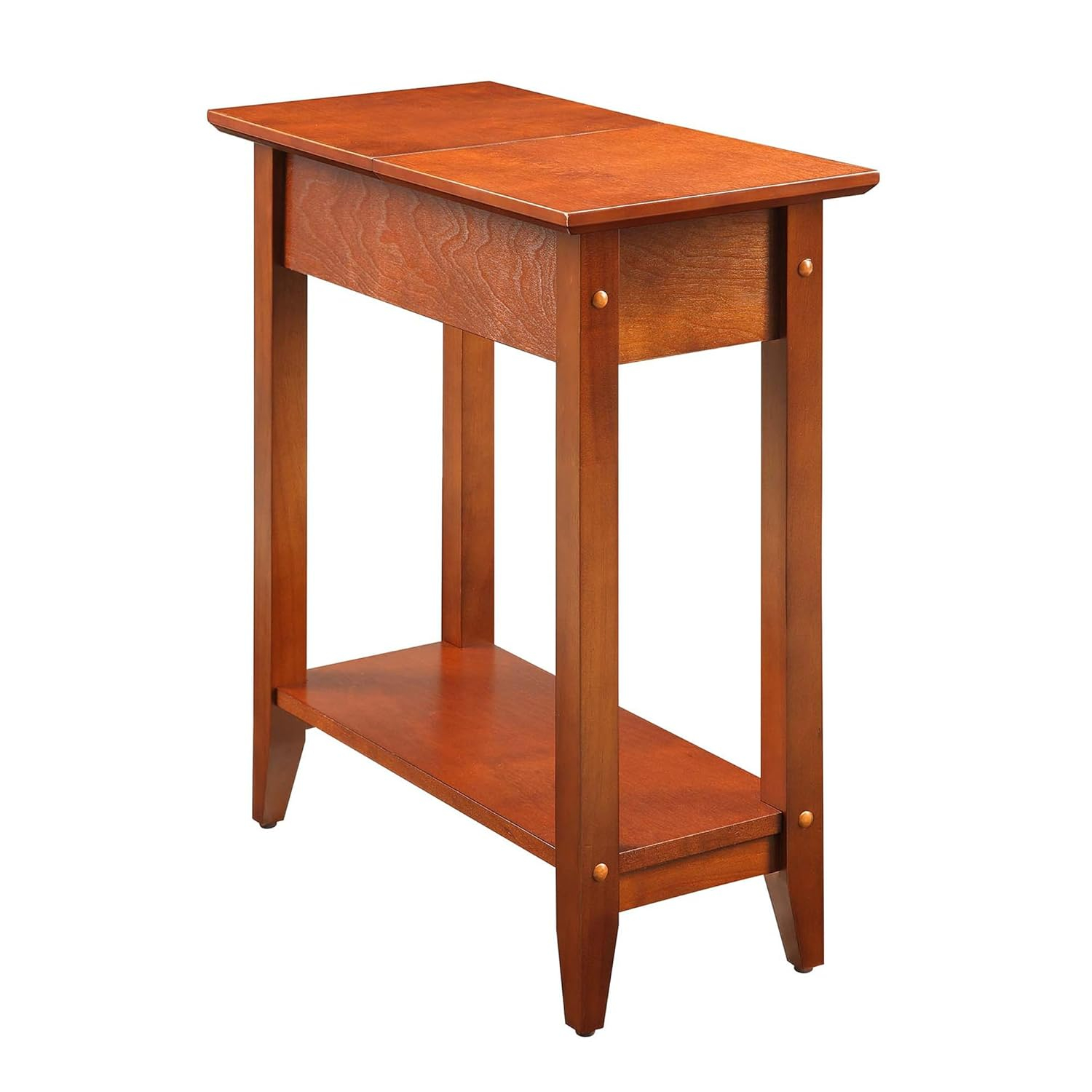 Convenience Concepts American Heritage Flip Top End Table, Cherry