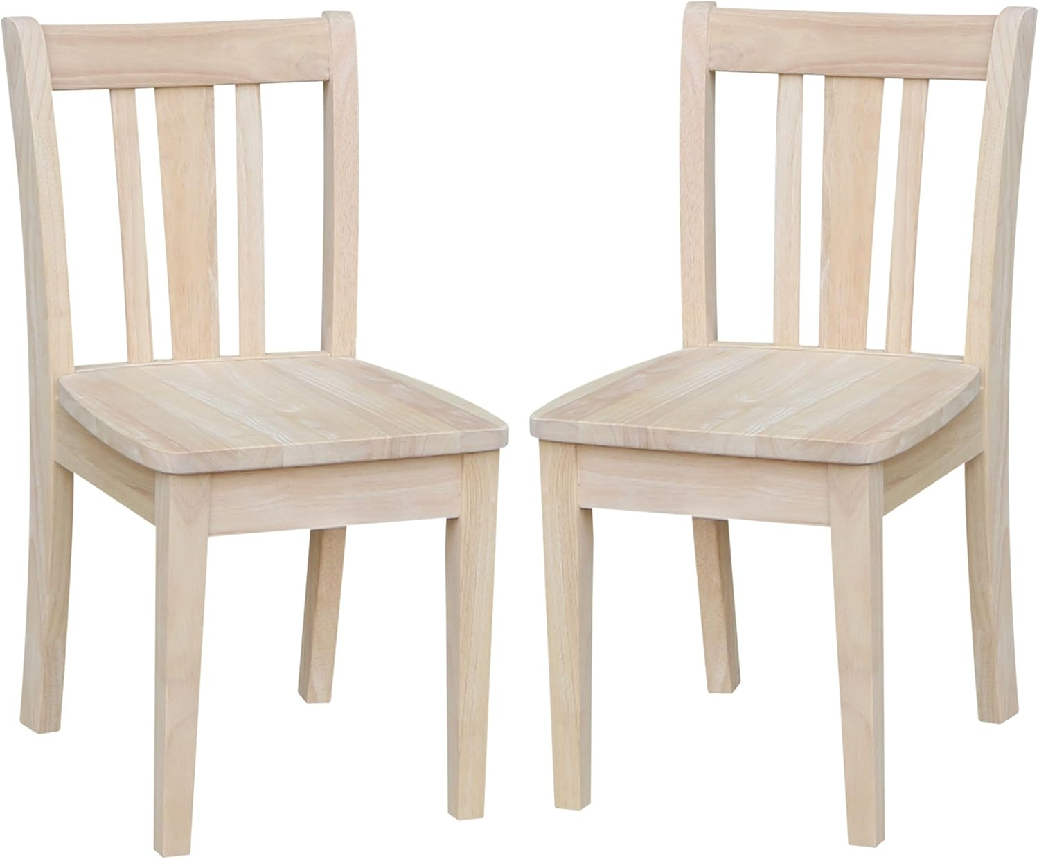 International Concepts San Remo Unfinished Kids Chair (Set of 2)