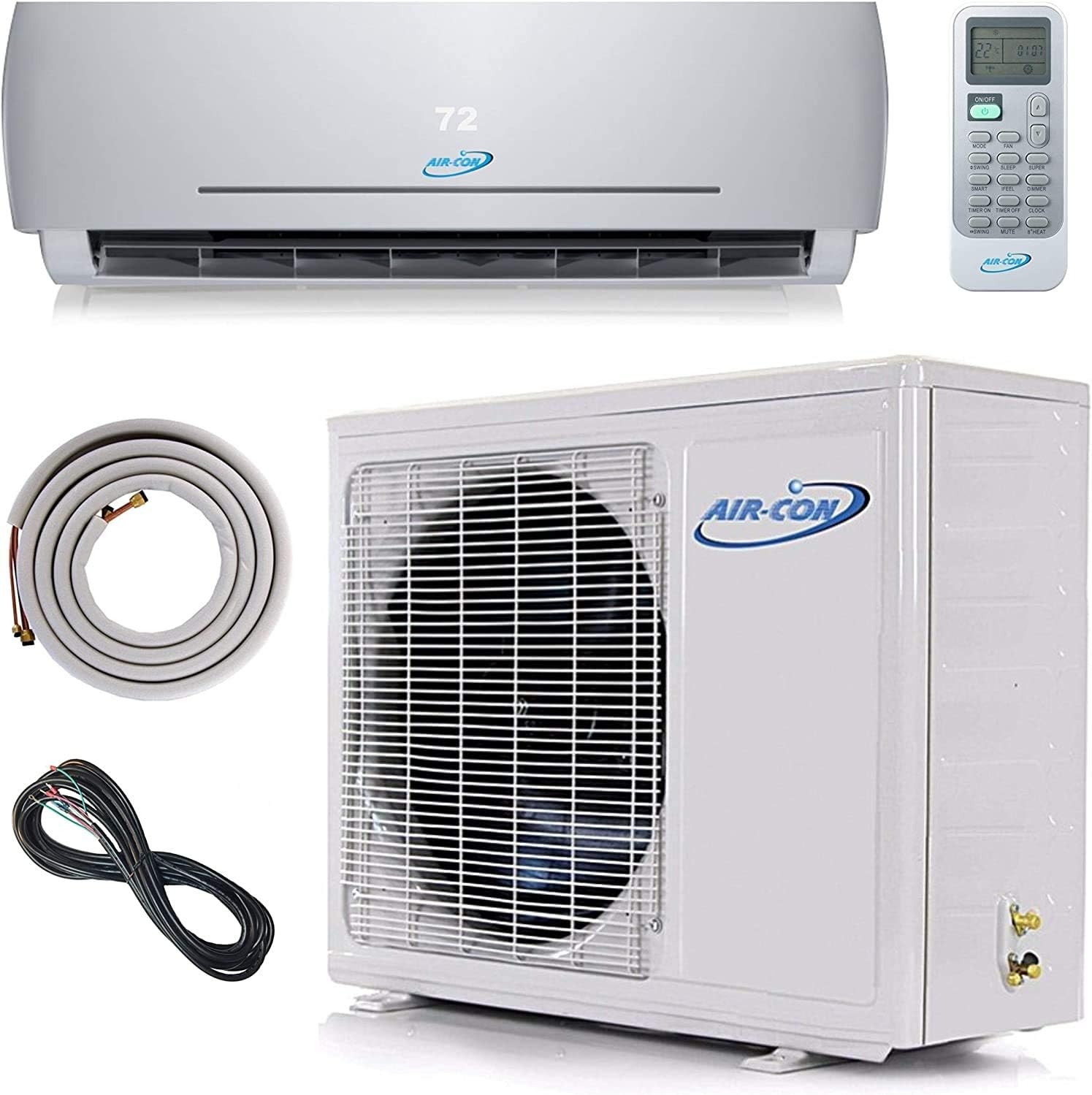 24000 BTU Ductless Air Conditioner Mini Split AC/Heating System Heat Pump 20.50 SEER